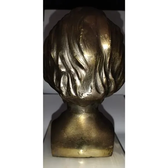 Vintage Bronze Bust of Lincoln w/Onyx Base - Picture 2 of 9